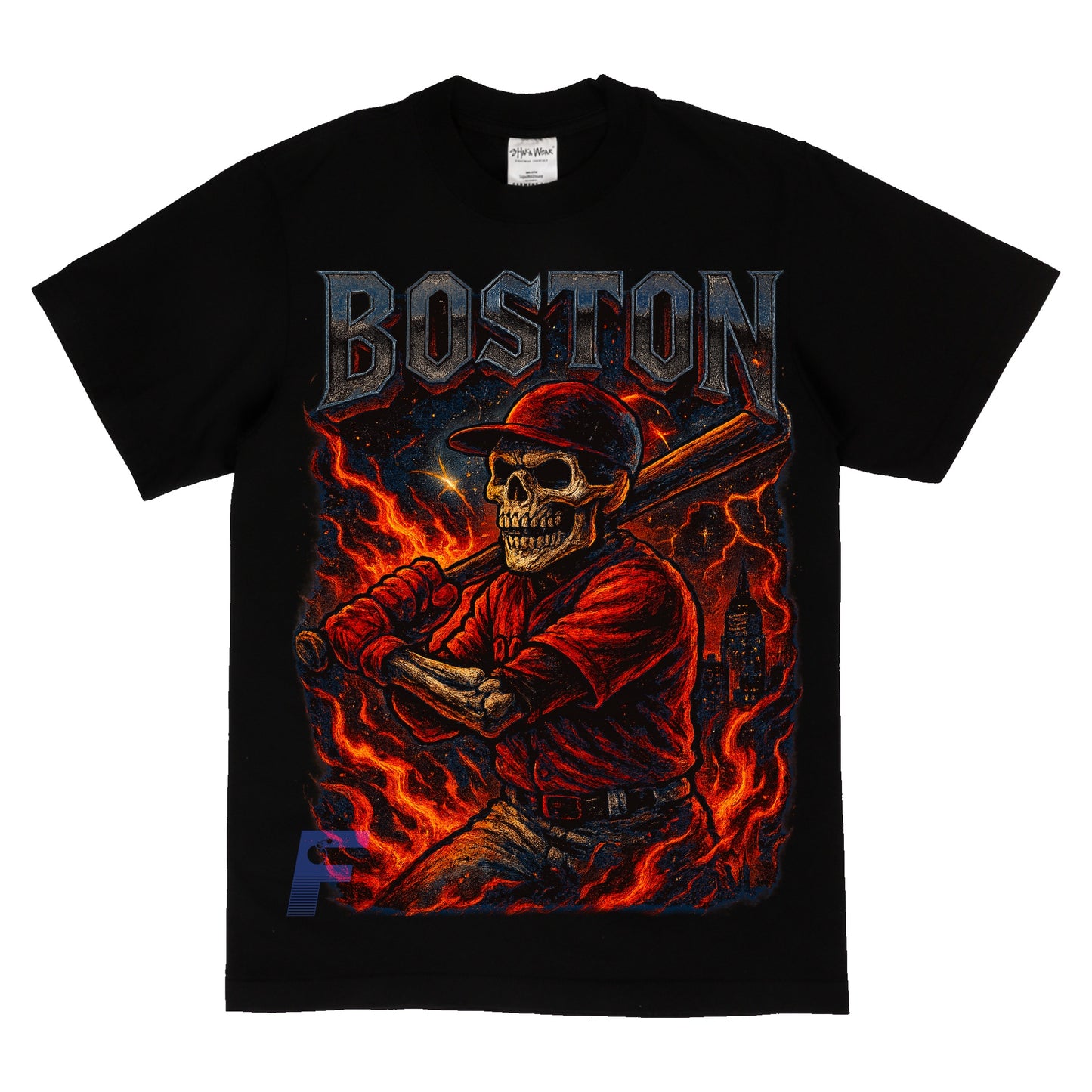 RED SOX SKULL TEE