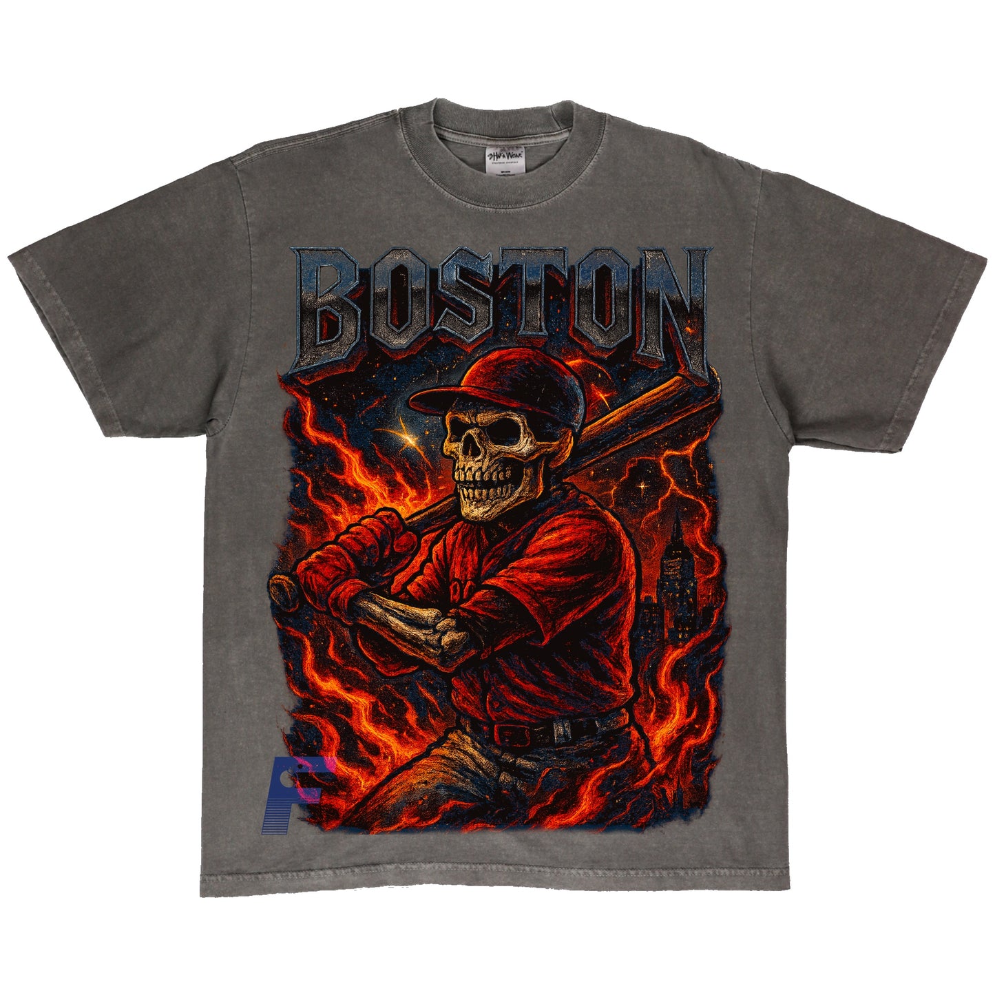 RED SOX SKULL TEE