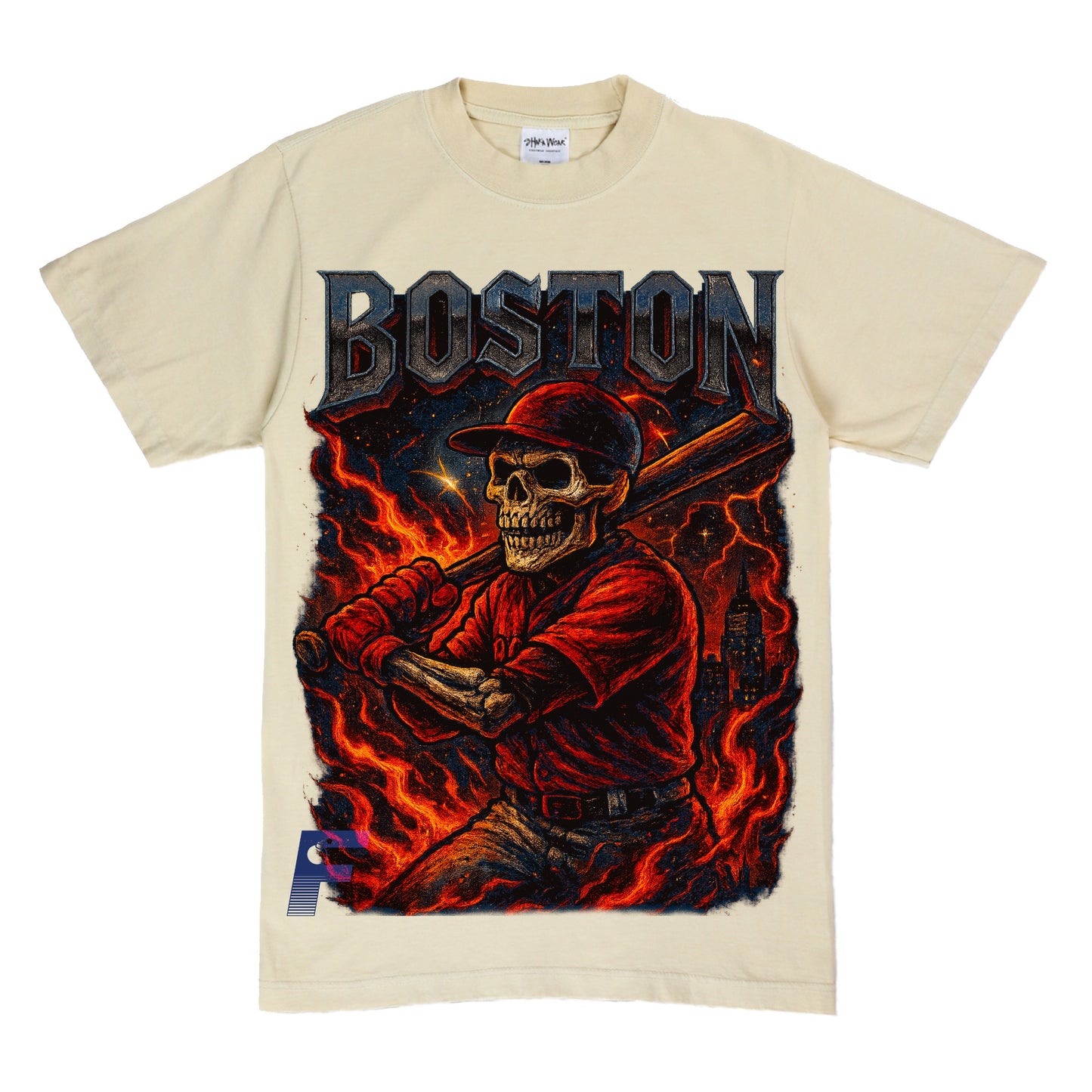RED SOX SKULL TEE