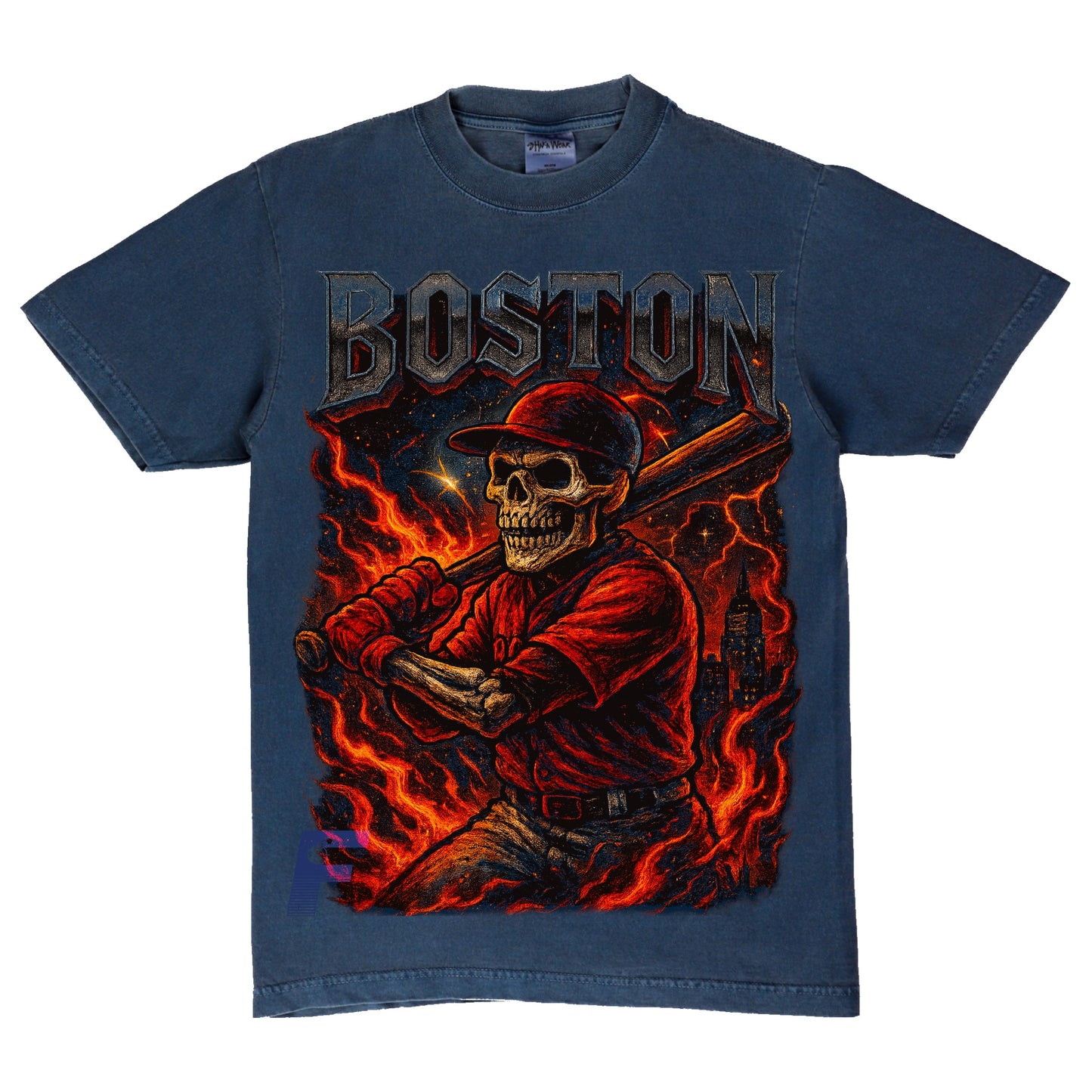 RED SOX SKULL TEE