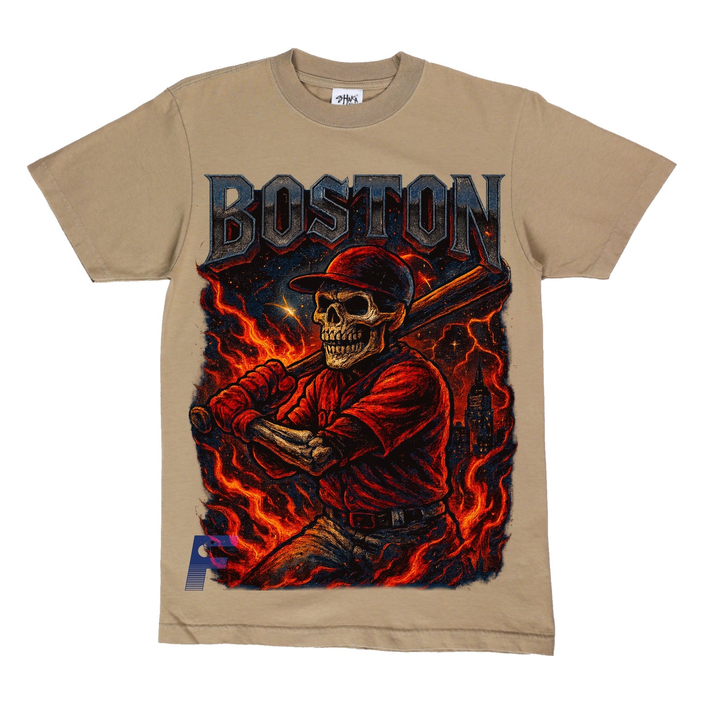 RED SOX SKULL TEE
