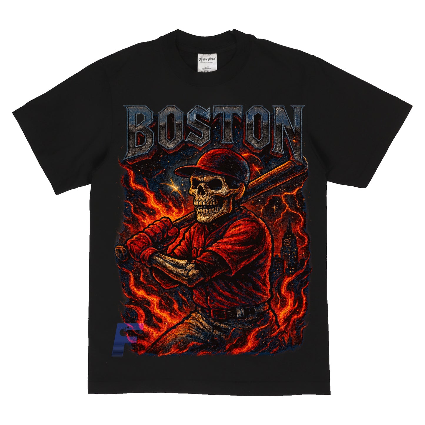 RED SOX SKULL TEE