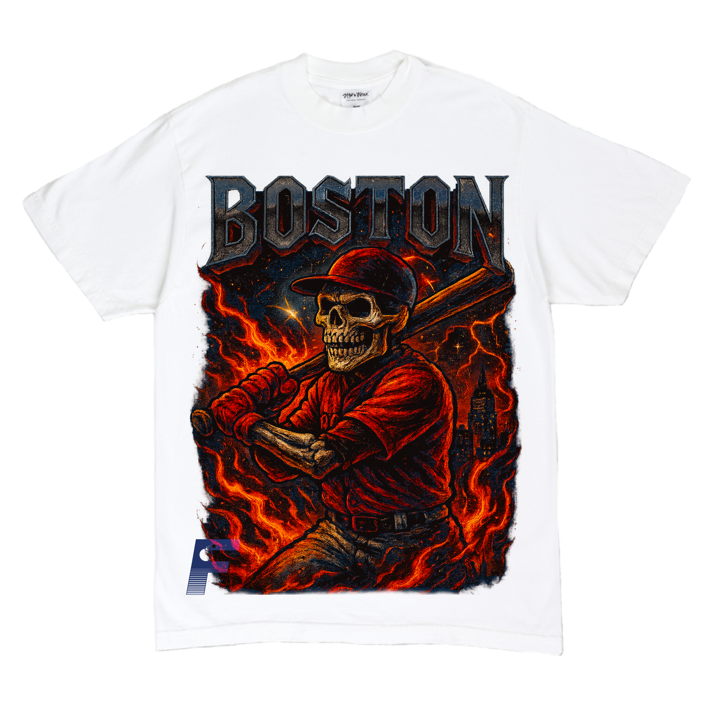 RED SOX SKULL TEE