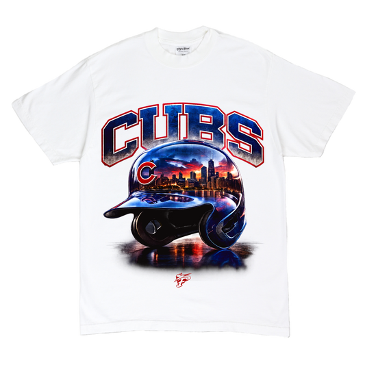 CUBS HELMET TEE