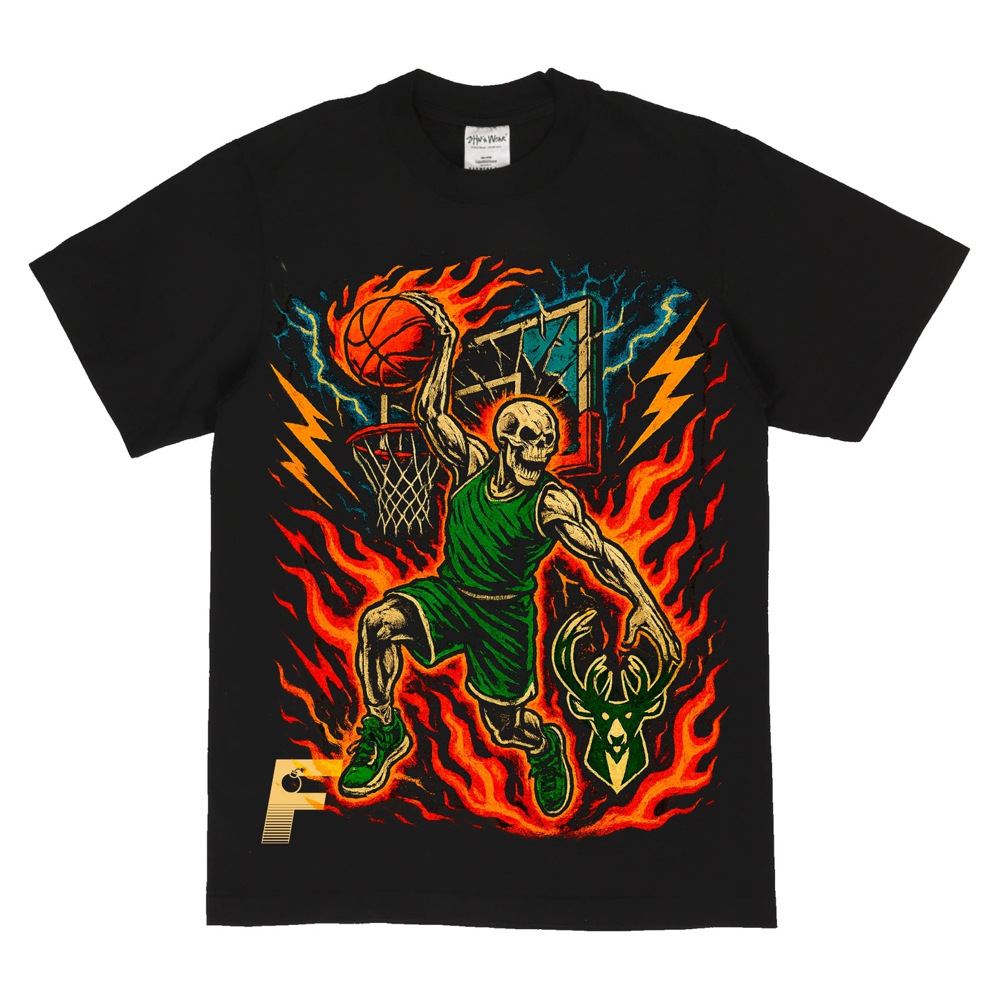 BUCKS SKULL TEE