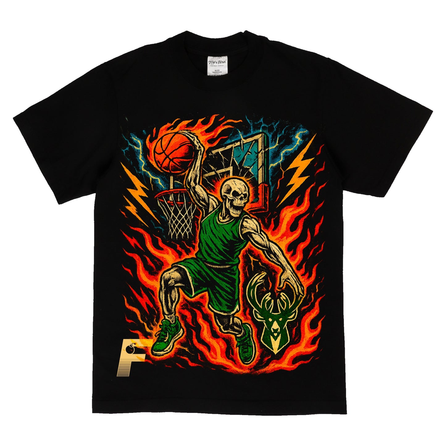BUCKS SKULL TEE