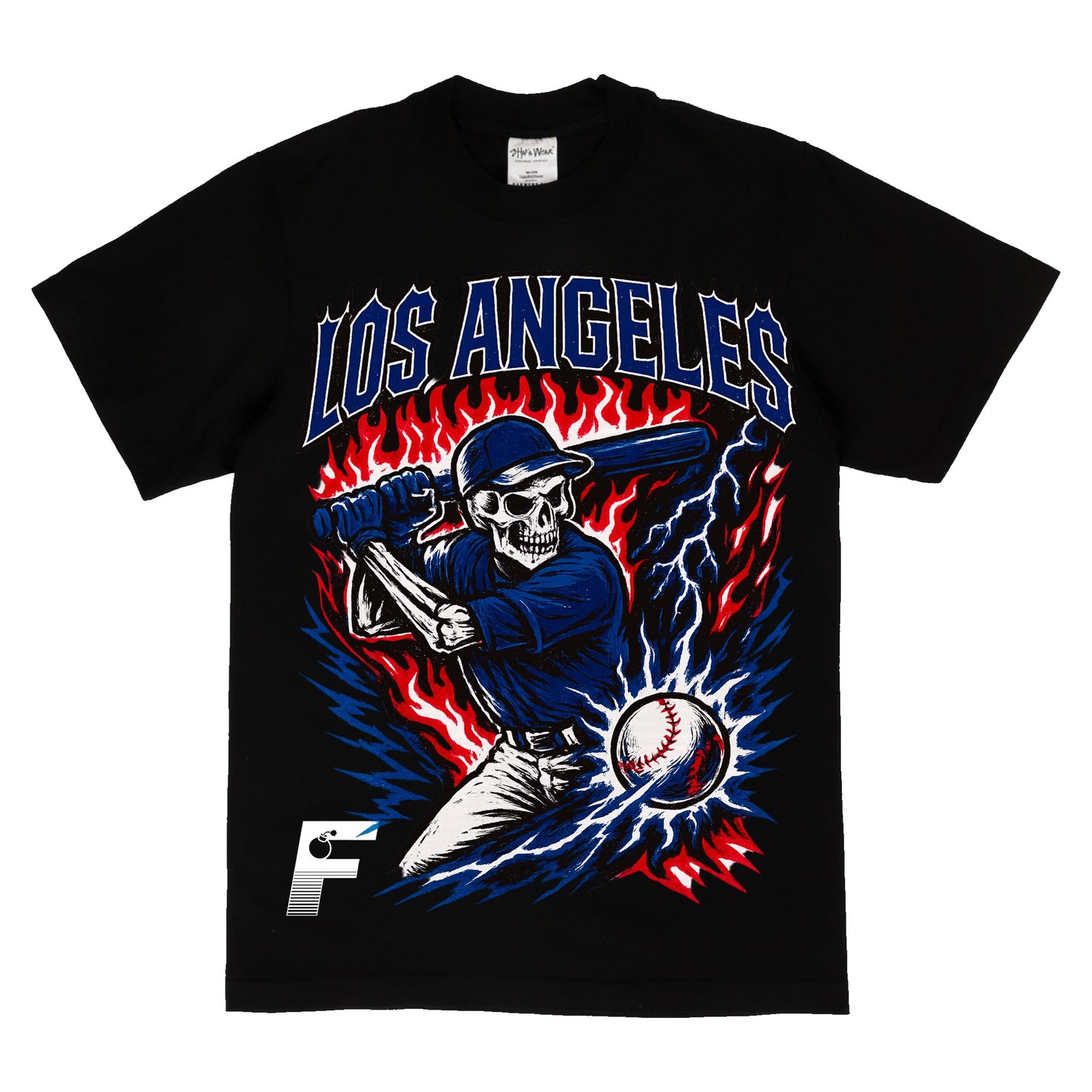 DODGERS SKULL TEE