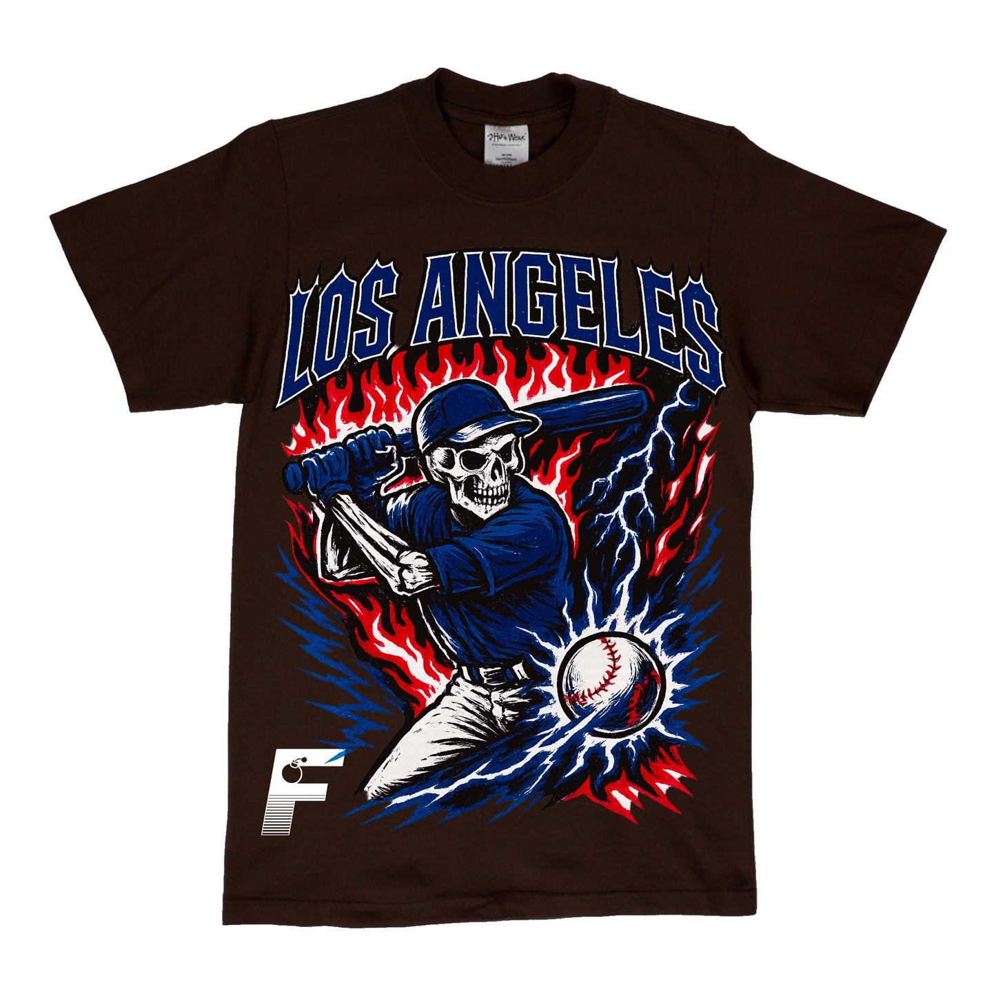 DODGERS SKULL TEE