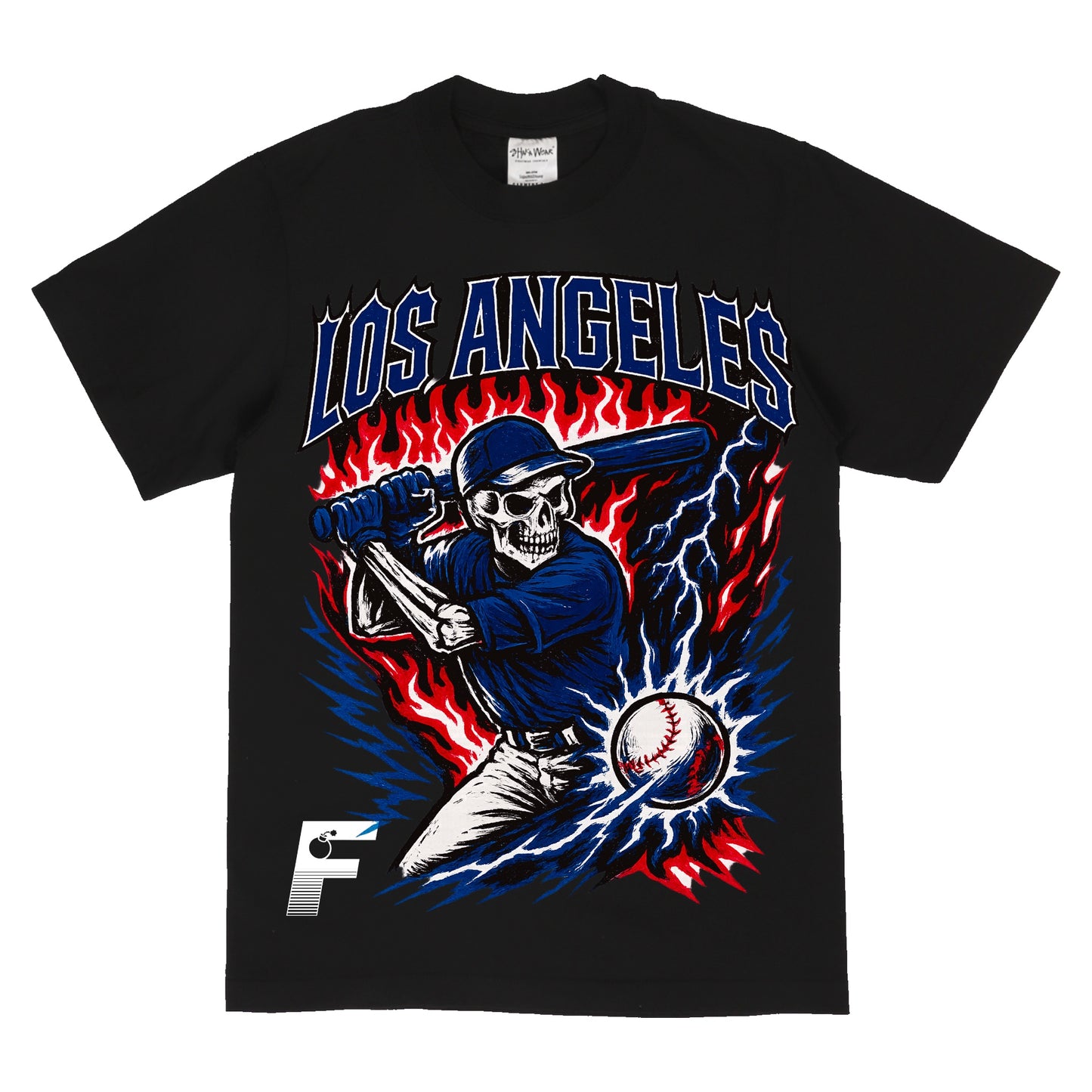 DODGERS SKULL TEE