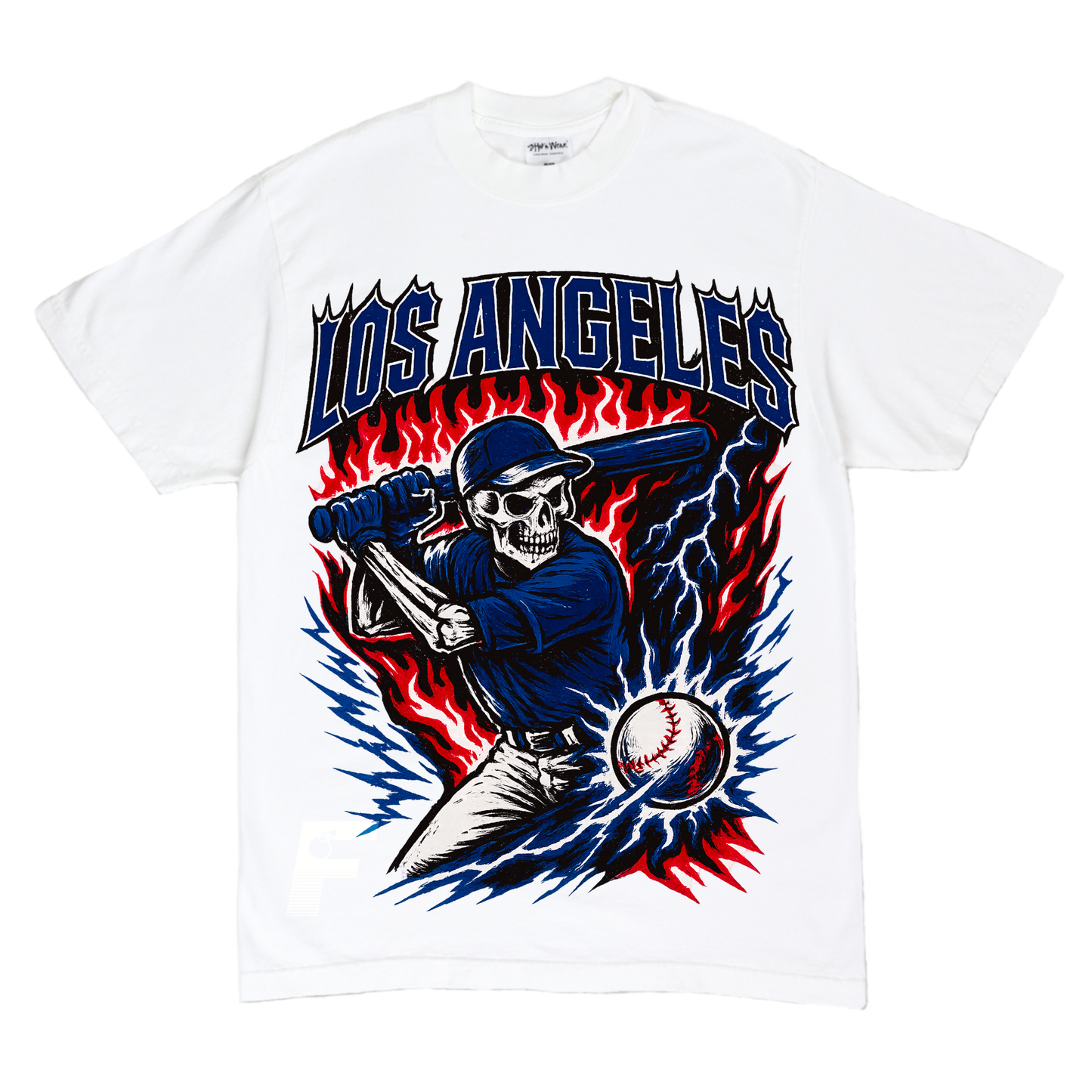 DODGERS SKULL TEE