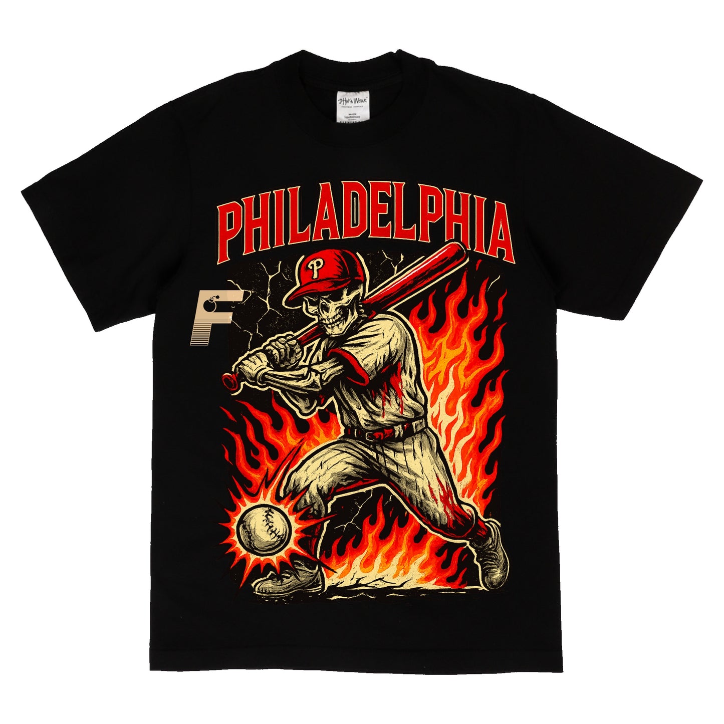 PHILLIES SKULL TEE