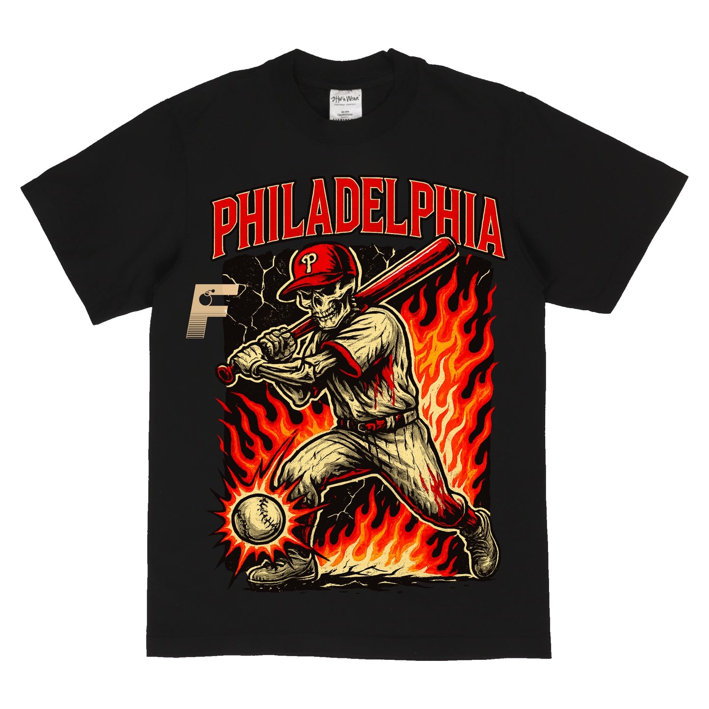 PHILLIES SKULL TEE