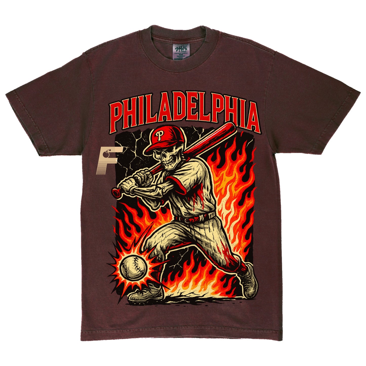 PHILLIES SKULL TEE