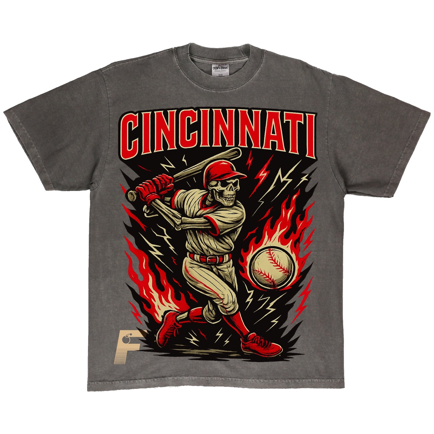 REDS SKULL TEE