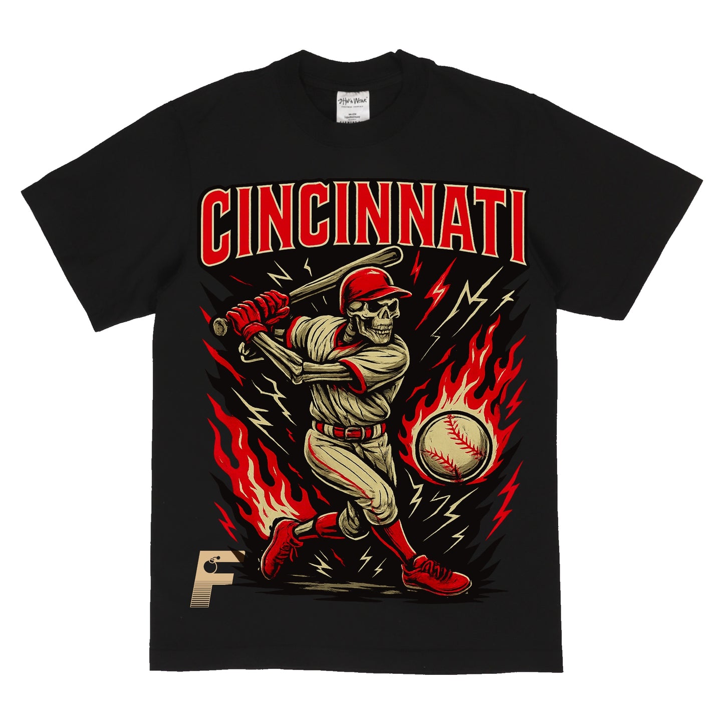 REDS SKULL TEE