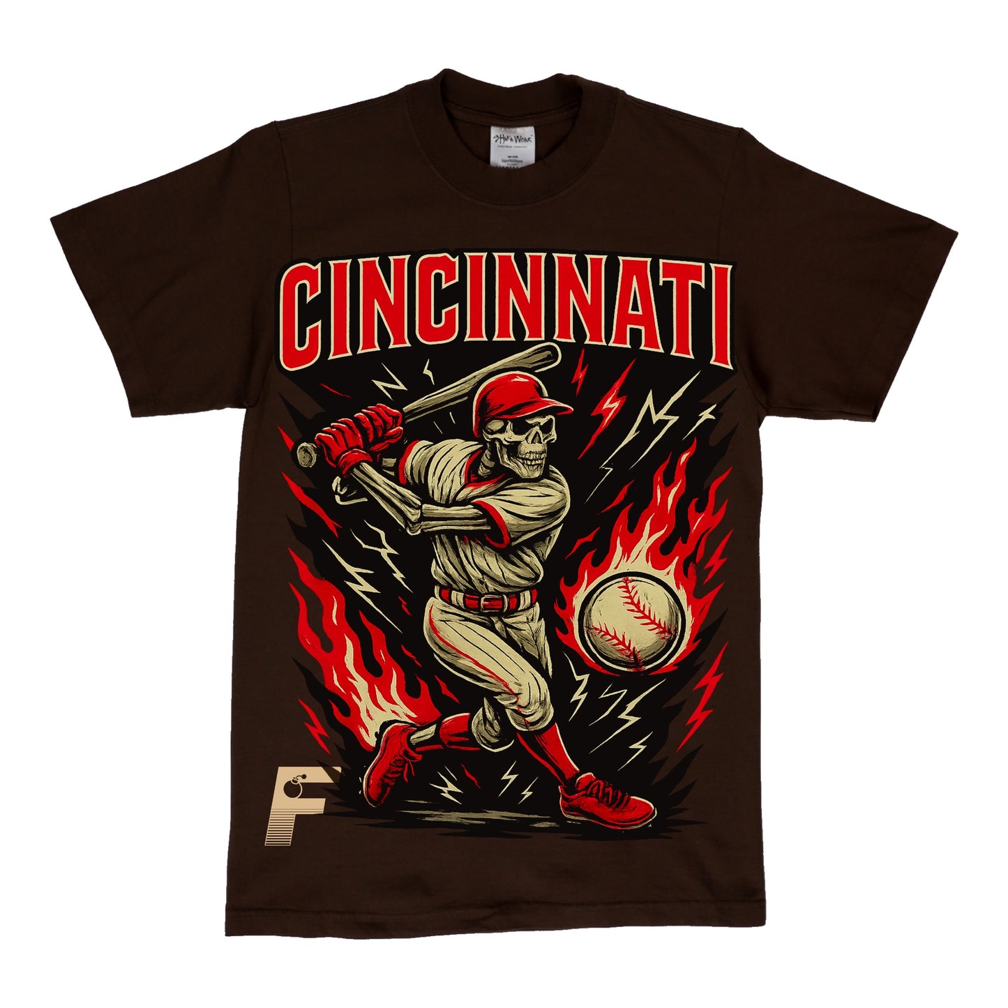 REDS SKULL TEE
