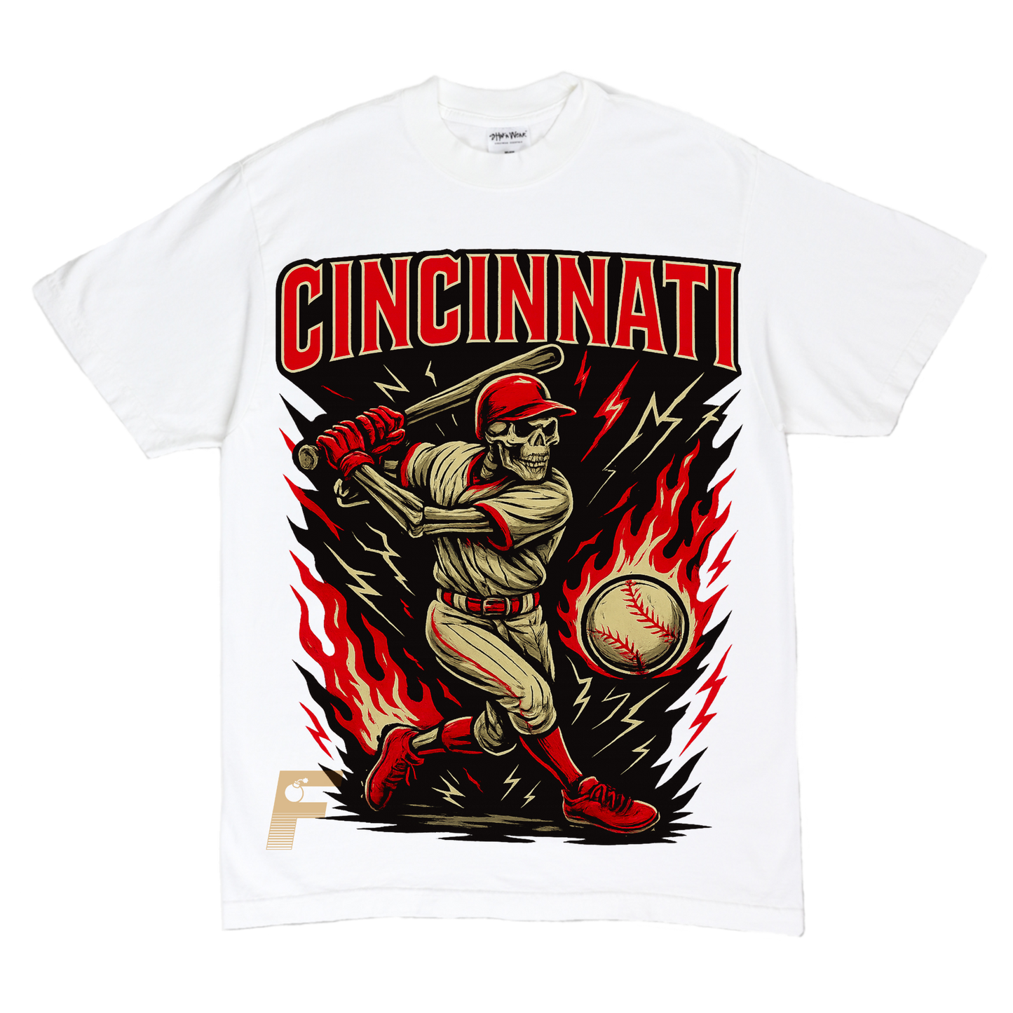 REDS SKULL TEE