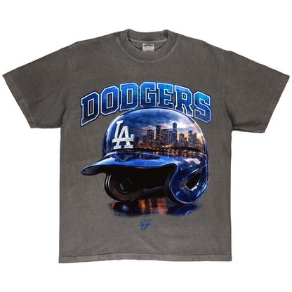 DODGERS HELMET TEE