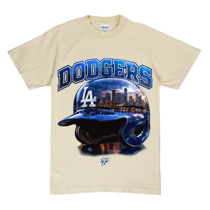 DODGERS HELMET TEE