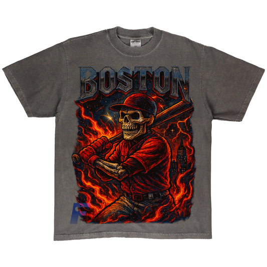 RED SOX SKULL TEE