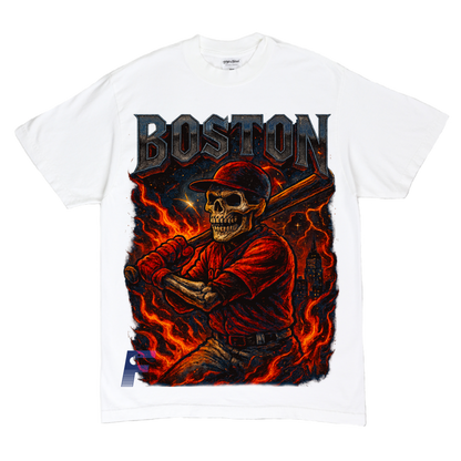 RED SOX SKULL TEE