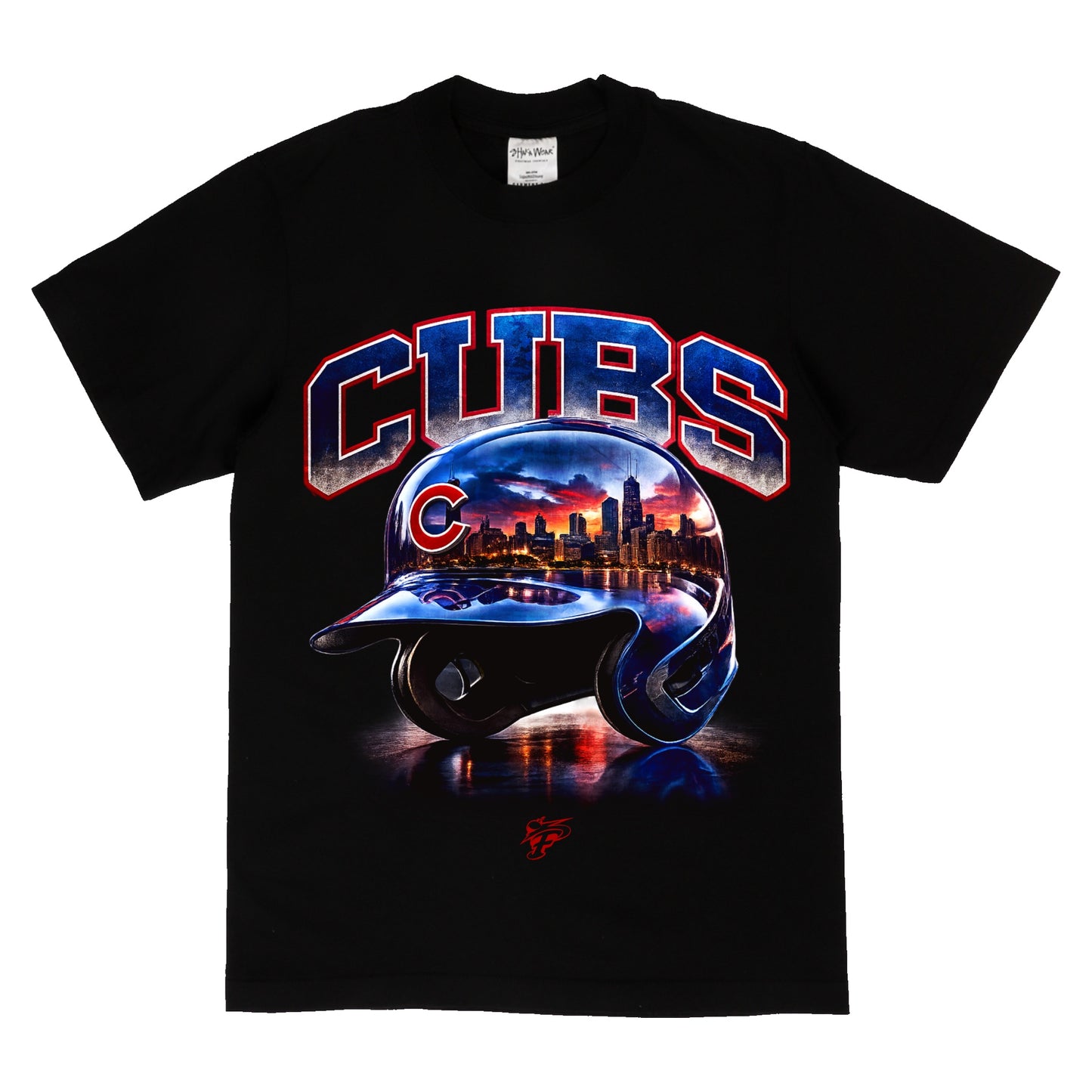 CUBS HELMET TEE