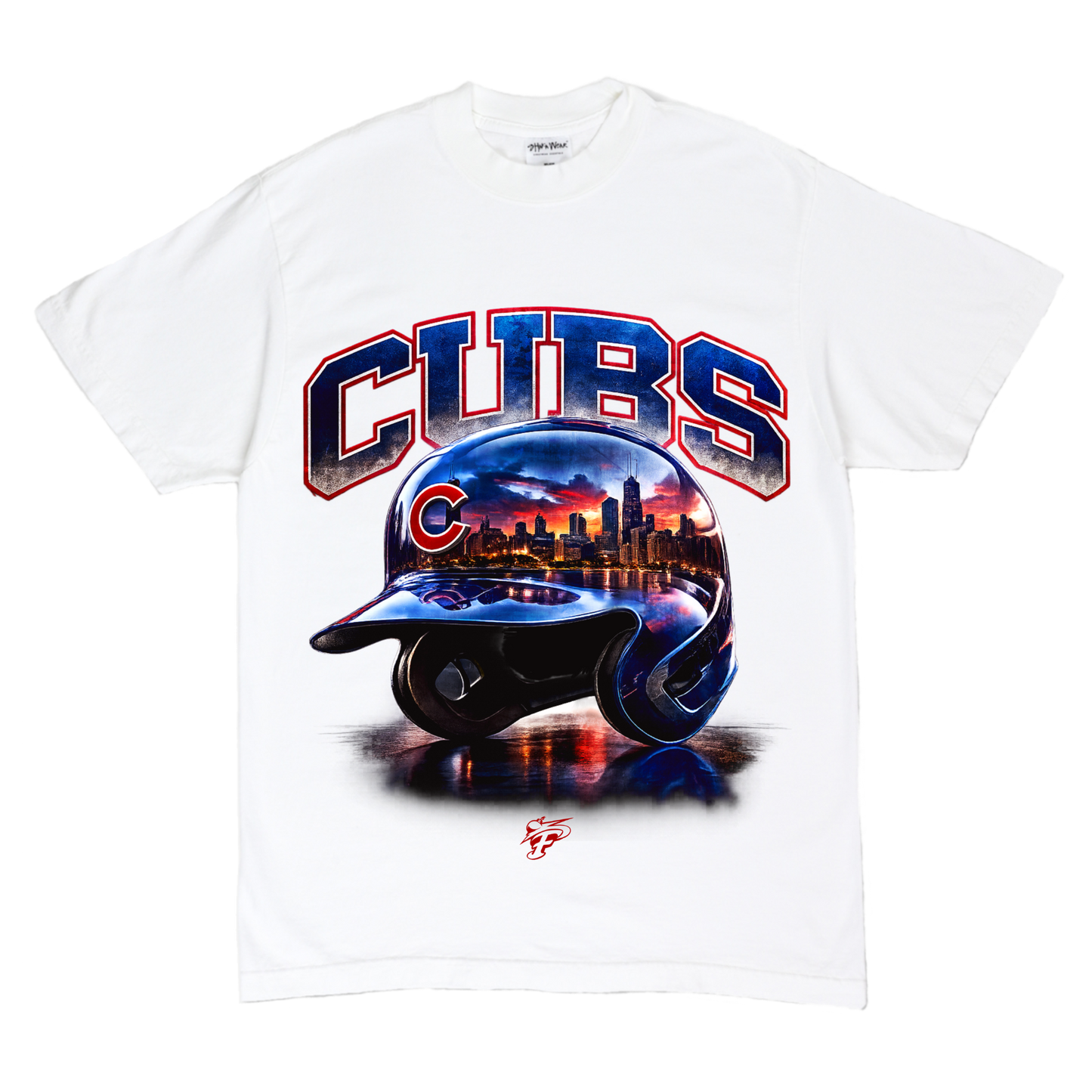 CUBS HELMET TEE