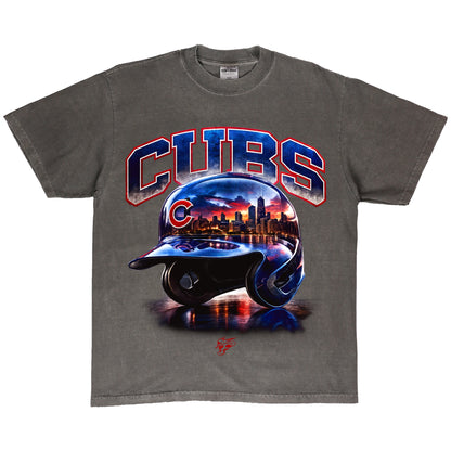 CUBS HELMET TEE