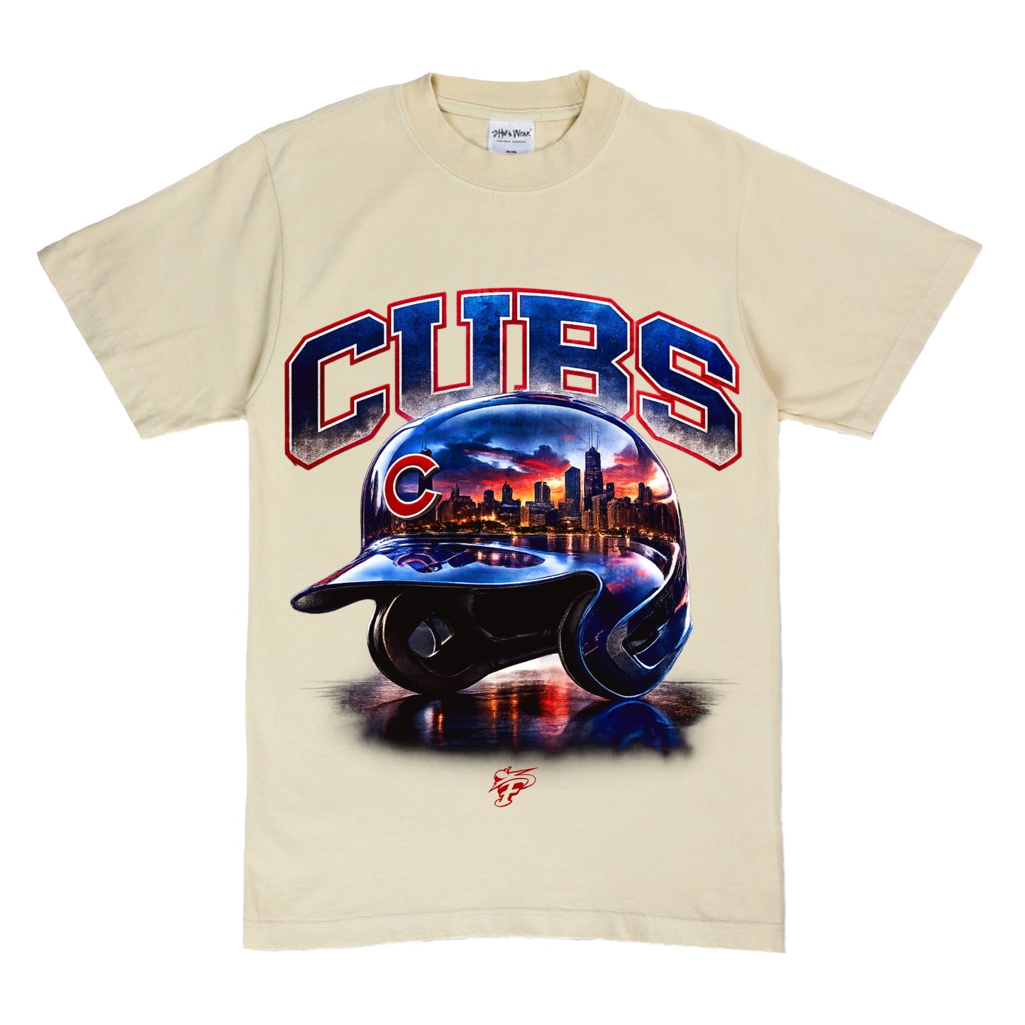 CUBS HELMET TEE