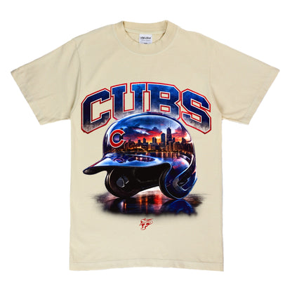 CUBS HELMET TEE