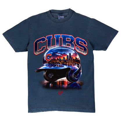 CUBS HELMET TEE