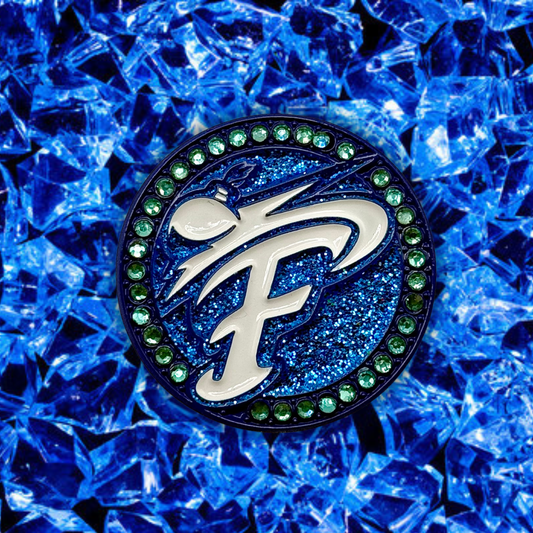 “Blue Sapphire” Coin Pin