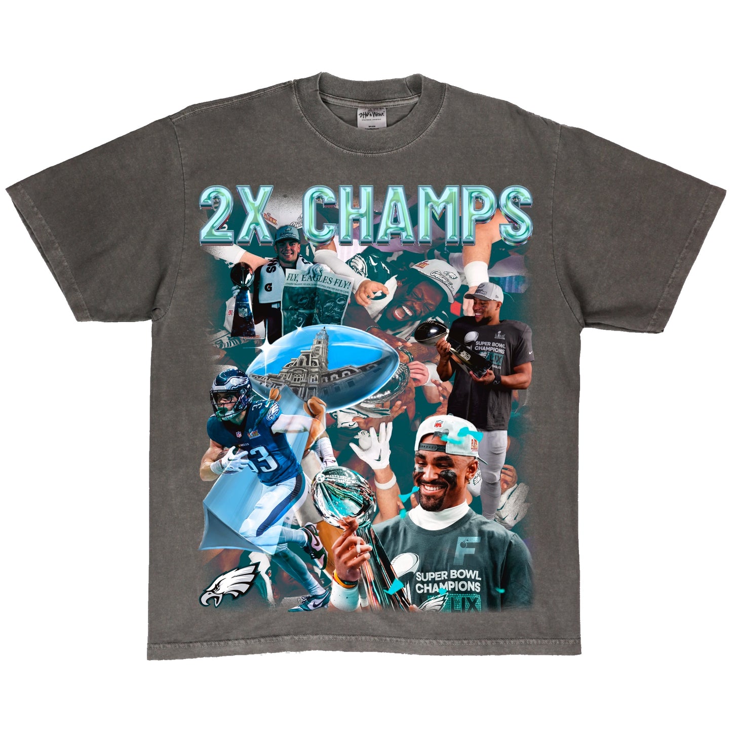 EAGLES CHAMPS TEE