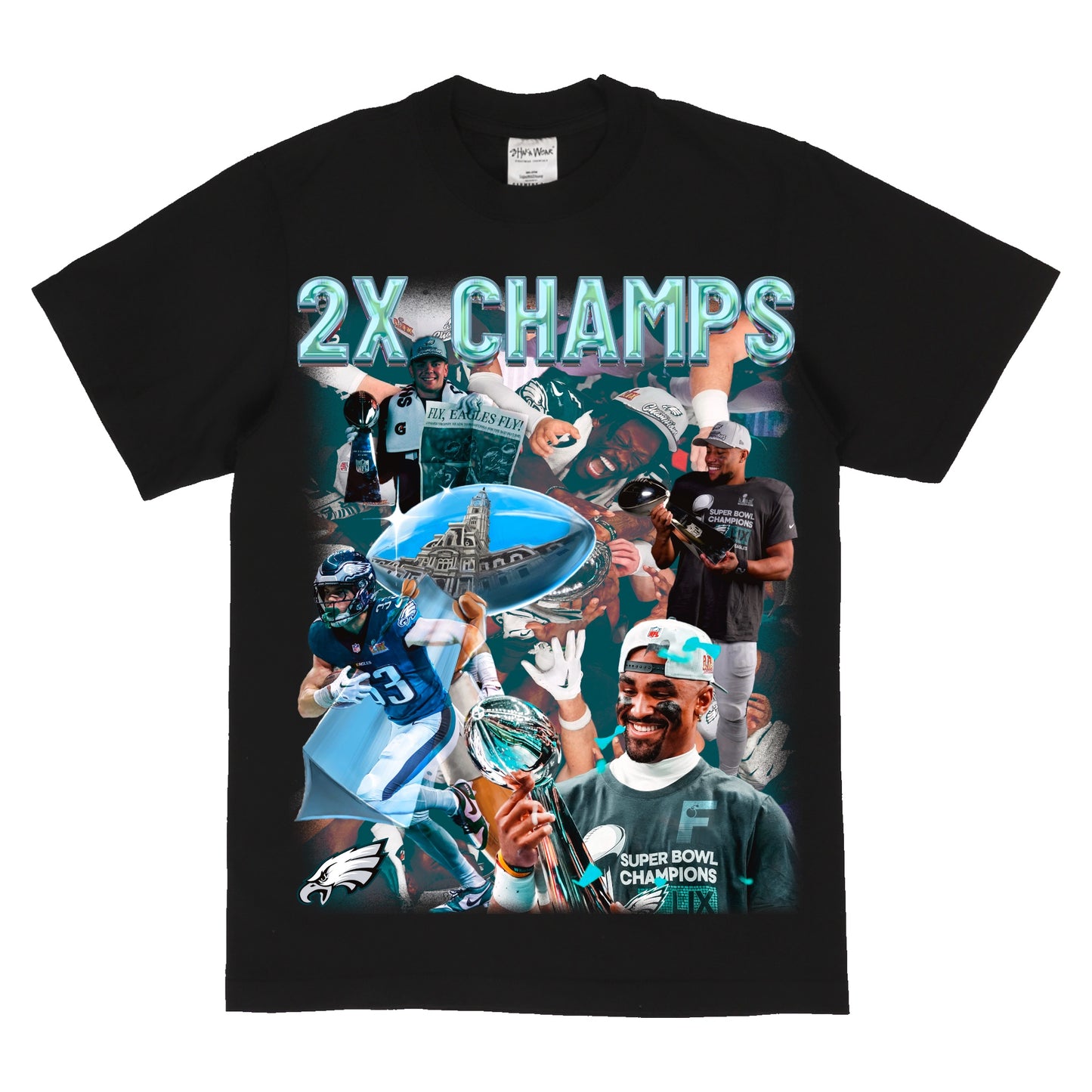 EAGLES CHAMPS TEE