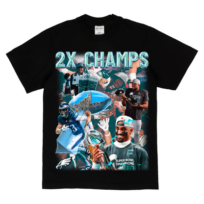EAGLES CHAMPS TEE