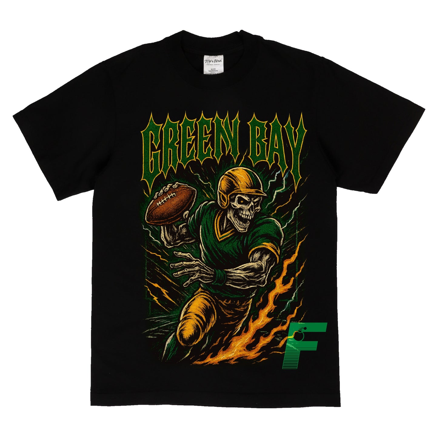 PACKERS SKULL TEE