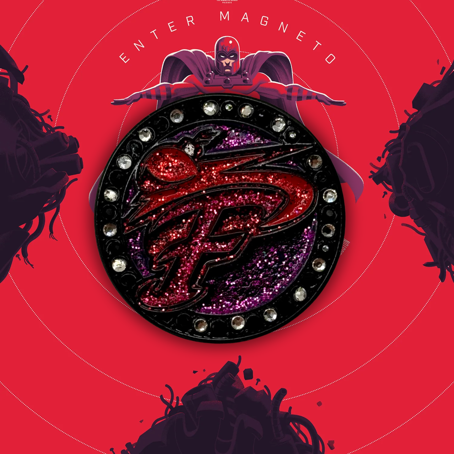 “Magneto” Coin Pin