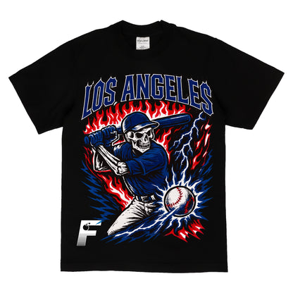 DODGERS SKULL TEE