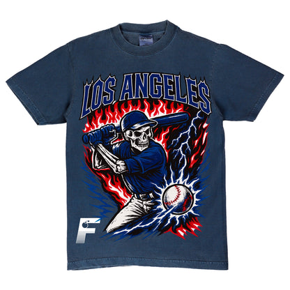 DODGERS SKULL TEE