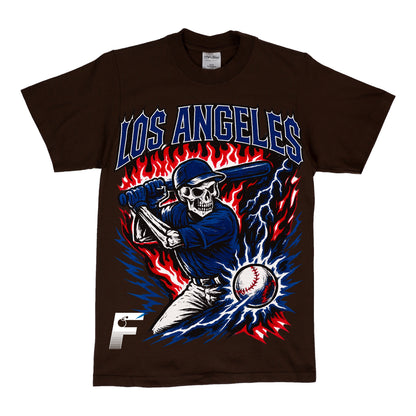 DODGERS SKULL TEE