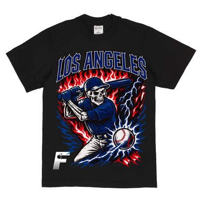 DODGERS SKULL TEE