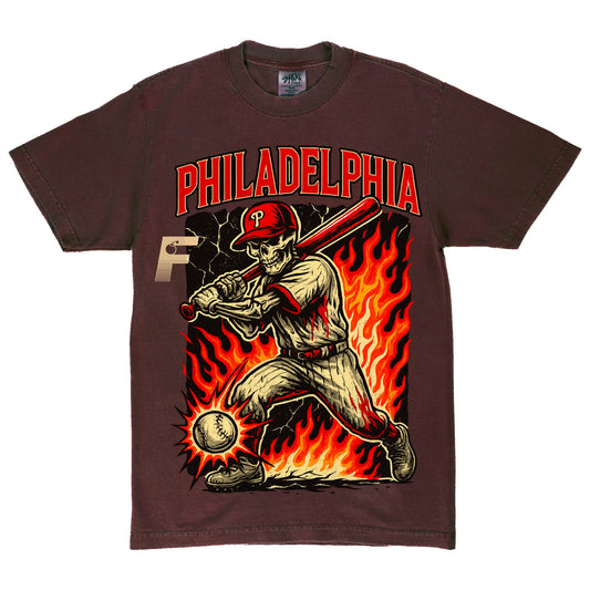 PHILLIES SKULL TEE