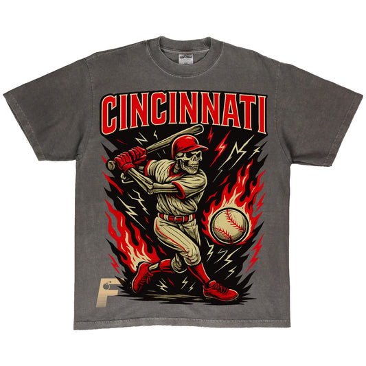 REDS SKULL TEE