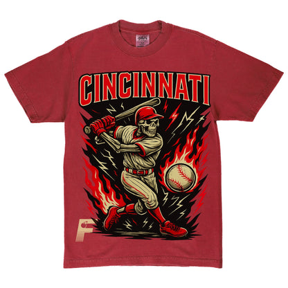 REDS SKULL TEE