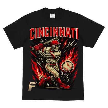 REDS SKULL TEE