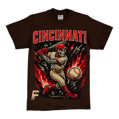 REDS SKULL TEE