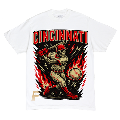 REDS SKULL TEE