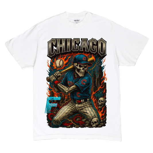 CUBS SKULL TEE
